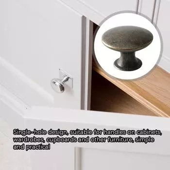 12 шт. ручек для кухонного шкафа, латунные ручки для ящиков, простые декоративные ручки для дверцы шкафа F4Q7 Antique copper-12pcs