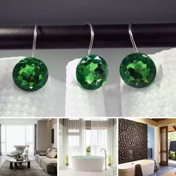 12 шт. S-образных металлических крючков, набор прочных несущих, устойчивых к ржавчине, многофункциональных ромбовидных декоративных крючков для душевой занавески оранжевый