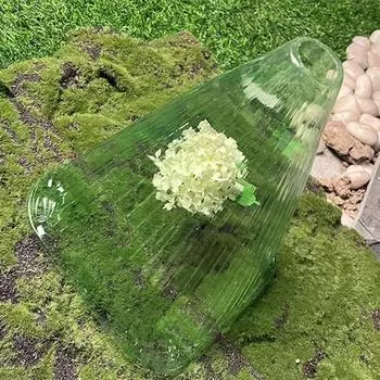 12 шт., садовые колпаки, чехлы для растений, прозрачные дышащие, простые в установке, защита цветочных растений, садовые принадлежности белый