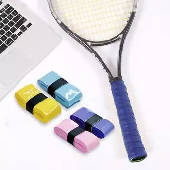 12 шт. самоклеящиеся ленты для захвата Pickleball, устойчивые к скольжению, супер впитывающие, яркий цвет, универсальная лента для захвата теннисной ракетки, Overgrip чёрный