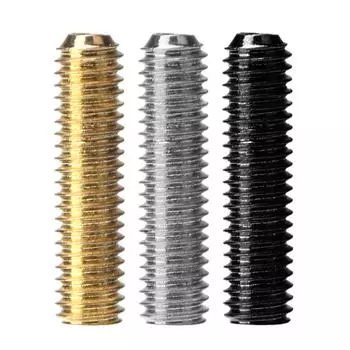 12 шт. Седла для бас-гитары, винты для бриджа Tremolo, шестигранные винты DE чёрный