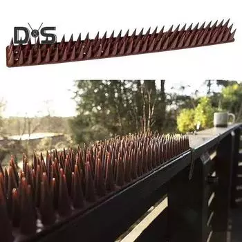 12 шт. шипов для защиты от птиц, устойчивых к атмосферным воздействиям, устройство для отпугивания птиц на открытом воздухе, балкон, подоконник, шипы для защиты от птиц для дома, сада, двора прозрачный