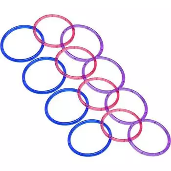 12 шт. шляпа с колокольчиками, цветочные обручи, ловец снов, настенный венок, акриловое кружево, макраме, круги своими руками 10.5x10.5cm