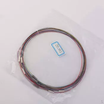 12 шт., шнур для ожерелья из нержавеющей стали, изготовление ювелирных изделий своими руками, с винтовой застежкой