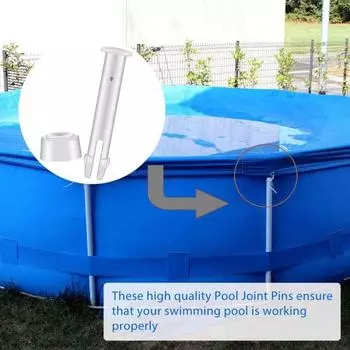 12 шт. штифты для бассейна с уплотнениями для бассейна. Предотвращение ржавчины. Простая установка. Надежные штифты для бассейна. Запасные части. 5cm