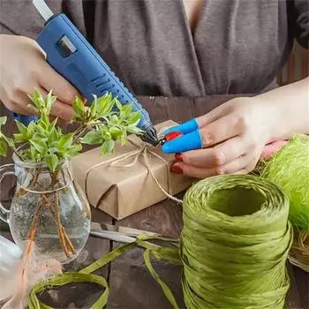 12 шт. силиконовые накладки на пальцы для пистолета с горячим клеем, устойчивые к порезам, напальчники для приготовления пищи, кухонные принадлежности