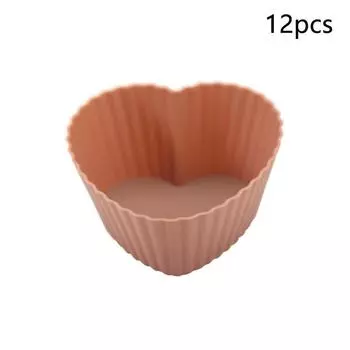 12 шт. силиконовых разделителей для ланч-боксов, разделители для ланч-боксов Bento, разделители для ланча, тарелки, чашки, заправка для салата для детей, аксессуары для обеда оранжевый