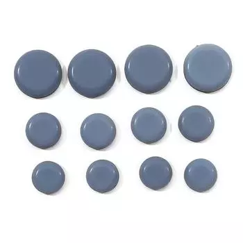 12 шт., слайдеры для кухонной техники, самоклеящиеся ползунки для стула, бесшумная фритюрница, круглые самоклеящиеся движущиеся подушечки для мебели one size синий