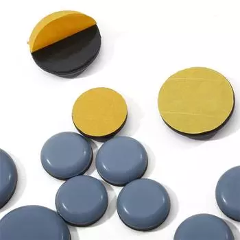 12 шт., слайдеры для кухонной техники, самоклеящиеся ползунки для стула, бесшумная фритюрница, круглые самоклеящиеся движущиеся подушечки для мебели синий