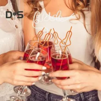 12 шт., соломинки в форме тыквы для невесты, пищевые многоразовые соломинки для питьевой воды, украшение для свадьбы, помолвки и вечеринки