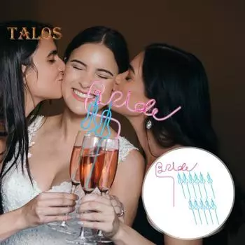 12 шт., соломинки в форме тыквы для невесты, пищевые многоразовые соломинки для питьевой воды, украшение для свадьбы, помолвки и вечеринки