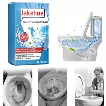 12 шт., средство для чистки унитаза для ванной комнаты, средство для устранения запаха, сильное моющее средство для чистки унитаза, шипучие таблетки, средство для удаления накипи с чашей для унитаза Unscented