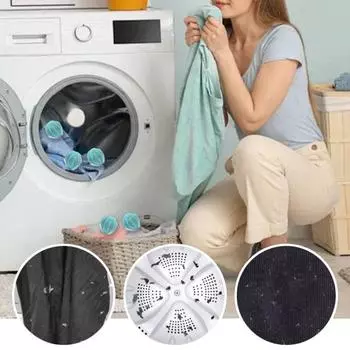 12 шт., средство для удаления шерсти домашних животных, многоразовый ловитель ворса, стиральная машина, улавливатель шерсти для собак и кошек, инструмент для удаления шерсти жёлтый