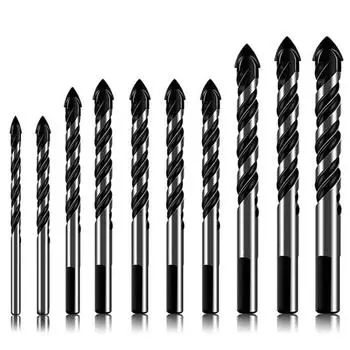 12 шт., сверло высокой твердости, острое, износостойкое, различные характеристики, сплав, деревообрабатывающий треугольный набор сверл, поставки для мастерской