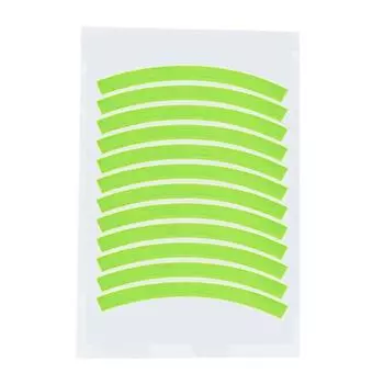 12 шт. Светоотражающая наклейка на шину Детский беговел Наклейка безопасности Украшение колеса Предупреждающие наклейки для детского балансировочного велосипеда 7