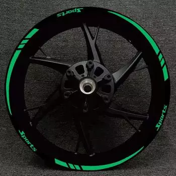 12 шт. светоотражающие наклейки на ступицу колеса для велосипеда, светоотражающие наклейки на колеса, аксессуары для велосипеда для колес 18–21 дюйм синий