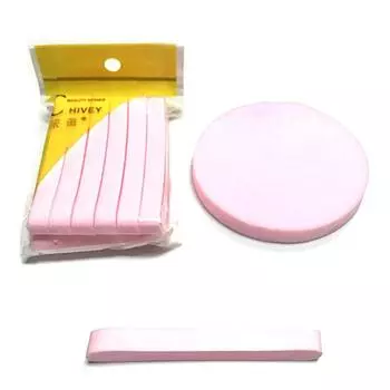 12 шт., сжатая губка для мытья лица, одноразовая пудра для чистки лица розовый