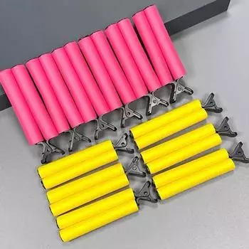 12 шт., термоизоляционный зажим для химической завивки, профессиональный термоизоляционный зажим для защиты от ожогов, бигуди для салона красоты, инструмент для укладки волос