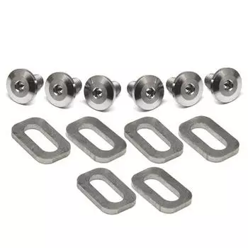 12 шт. Титановый сплав Велосипед Горный велосипед Педаль Шипы Болты Прокладка для Look