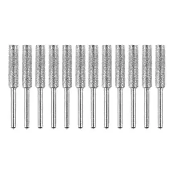 12 шт., точилки, шлифовальные насадки, заусенцы, 4 мм 4.8mm 12 pcs,