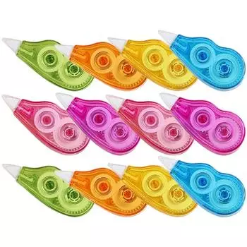 12 шт. украшения для позитивного обучения белые портативные милые школьные принадлежности художественные инструменты для студентов корректор для письма