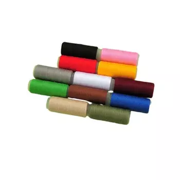 12 шт./упак., 12 цветов, 402, швейные нитки, нитки для ручного шитья, набор для шитья, фиксированный цвет, бытовой цвет, полиэфирная швейная нить, ручная швейная нить