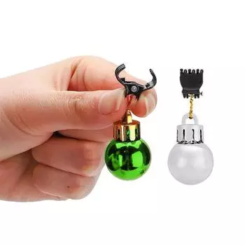 12 шт./упак. Мини-маленький колокольчик, цветная лампочка, рождественское украшение, подвеска, забавные подарки, аксессуары