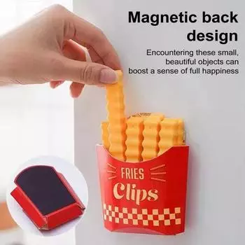 12 шт. уплотнительные зажимы для пластиковых пакетов, форма для картофеля фри, влагостойкие зажимы для хранения свежести закусок