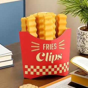 12 шт. уплотнительные зажимы для пластиковых пакетов в форме картофеля фри, влагостойкие зажимы для хранения свежести закусок, многоразовые магниты, кухонные аксессуары