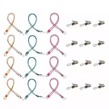 12 шт. Высокоэластичные регулируемые боковые зажимы для вышивания крестом с 12 шт. фиксирующих зажимов