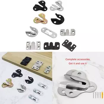 12 шт. в упаковке, надежные и стильные настенные крепления, кронштейны из нержавеющей стали для скрытого монтажа в изголовье зеркала F