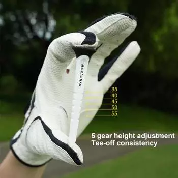 12 шт. в упаковке, регулируемые пластиковые тройники, уменьшающие трение, боковое вращение, длинные и короткие тройники для гольфа, оптом, для мужчин, аксессуары для гольфа черный белый