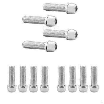 12 шт. винты для выноса велосипеда, болты для держателя бутылки с водой, коническая сталь M7, высокое качество