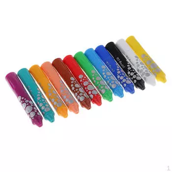 12 шт. Яркие и яркие цвета Artist Kids Безопасность детей Не пастельные