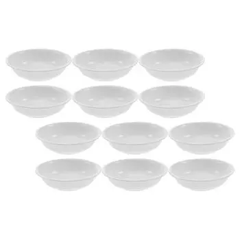 12 шт. закуски приправа соус блюда соевый сервировочные маленькие миски для макания белый белый
