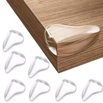 12 шт., защита для уголков мебели, защита от столкновений, защита от детей, прозрачный мягкий силикон, безопасный для детей, клейкий стол, угловая защита с острыми краями, товары для дома One Size C