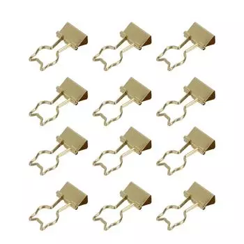 12 шт. зажимов в форме милого кота с сильной силой зажима металлические скрепки для канцелярских принадлежностей