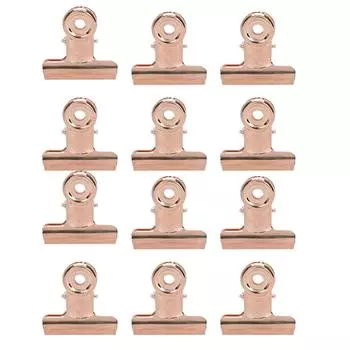12 шт. зажимы для наращивания ногтей Curve C, зажимы для ногтей, зажимы для пилок, аксессуары для дизайна ногтей, розовое золото розового золота