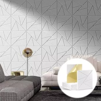 12 шт. звукоизоляционная стеновая панель самоклеящаяся звукопоглощающая высокоплотная толстая акустическая пена чёрный