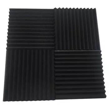 12 шт. звукоизоляционных пенопластовых студийных акустических панелей, поглощающая обработка панели