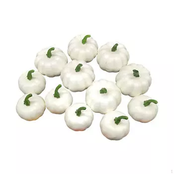 12 штук искусственных тыкв осенние украшения пенопластовые реквизиты фестивальные украшения для украшения Style A