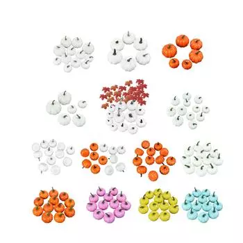 12 штук поддельных тыкв модель урожая декоративные DIY мини имитация тыквы модель для Хэллоуина каминный стол свадьба осень