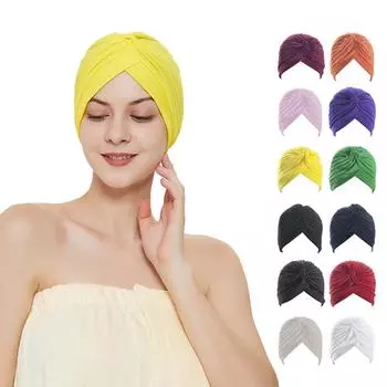 12 штук женских солнцезащитных шляп-бандан, разноцветные шляпы с капюшоном для длины и толщины волос зелёный