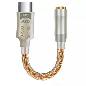 12 см аудиодекодер CX31993 аудиокабель новый адаптер ЦАП Type-C мобильный телефон/ПК золотой