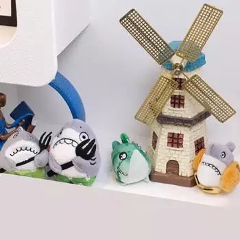 12 см глупая акула плюшевая игрушка брелок океанское животное плюшевая игрушка мини ключ подарочная кукла подарочная акула плюшевая мягкая игрушка кукла маленькая плюшевая игрушка