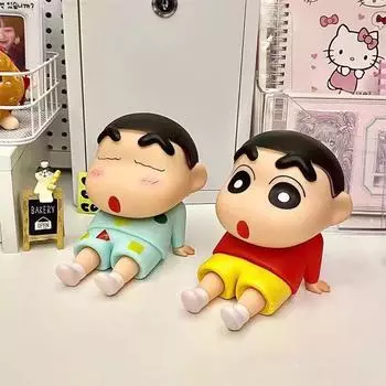 12 см карандаш Xiaoxin аниме ленивый держатель для телефона подставка для телефона настольное украшение модная игровая модель ручной работы кукла подарок на день рождения игрушка