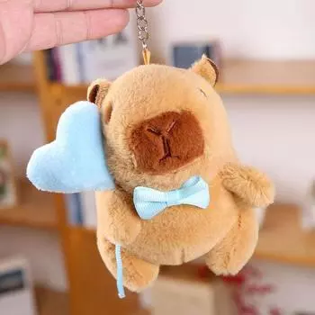 12 см Love Balloon Capybara плюшевая игрушка плюшевый кулон имитация Capibara аниме пушистая игрушка мягкие игрушки мягкая кукла плюшевые подарки