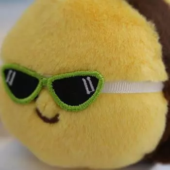 12 см милая мультяшная пчела плюшевая кукла мультяшная пчела фестиваль подарок деятельность украшение сумка подвеска мягкая кукла плюшевая детская игрушка брелок