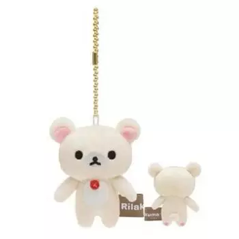 12 см милый голый расслабленный медведь Rilakkuma ограниченная серия плюшевая кукла кулон популярный медведь кукла сумка кулон брелок подарок коричневый