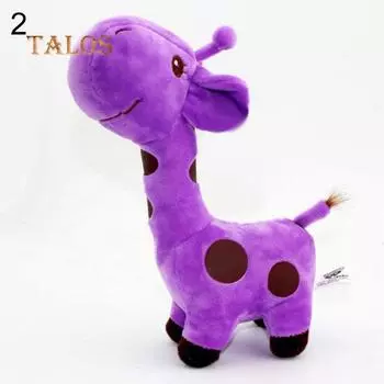 12 см милый мультяшный жираф, мягкий плюшевый ... жёлтый